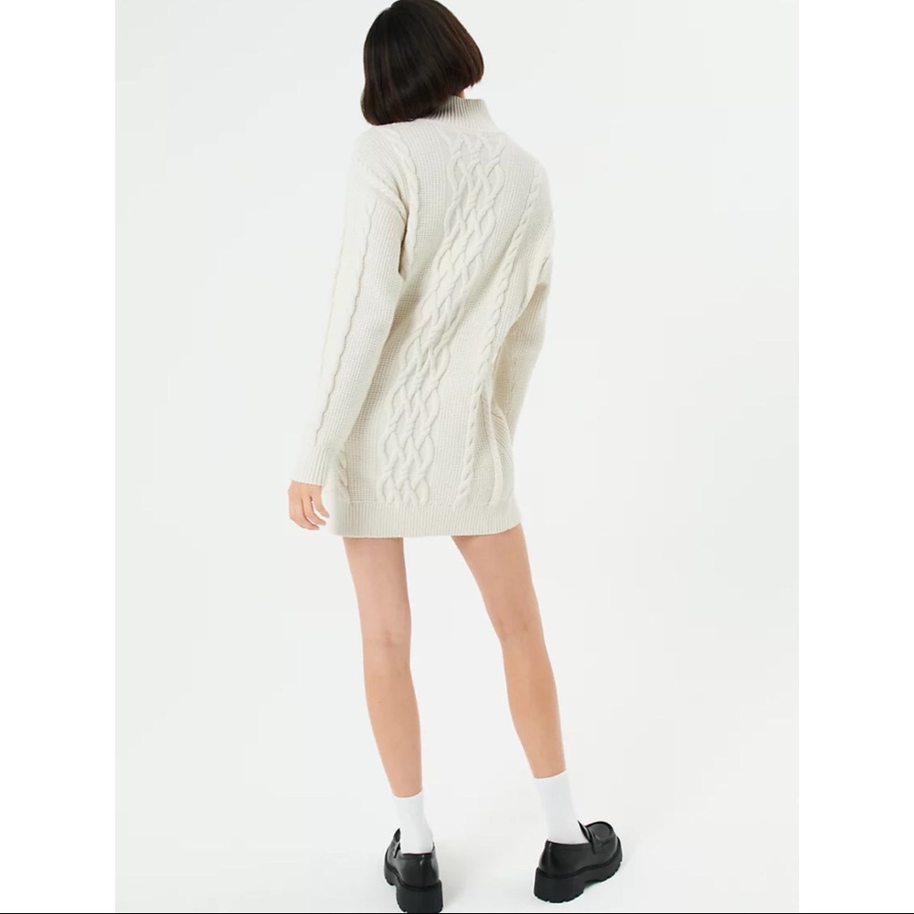 Sunday Best Demi Dress Cable Knit Sweater Dress - Picture 3 of 7